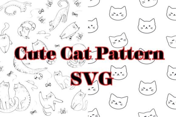Beige Cute Cat Pattern Review