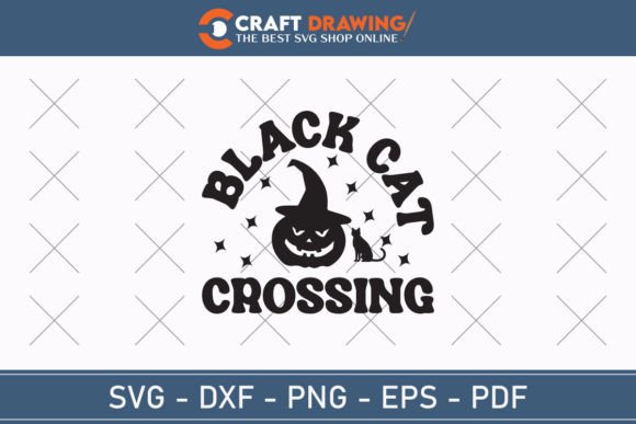 Black Cat Crossing Halloween Svg Review