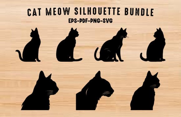 Cat Clipart Silhouette SVG Bundle Review