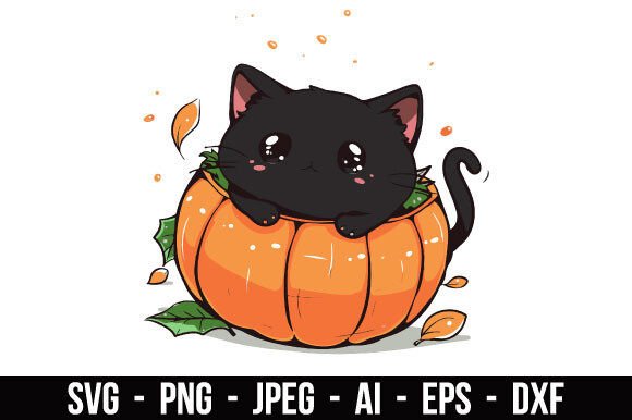 Cat Inside Jack-o -Lantern SVG Review