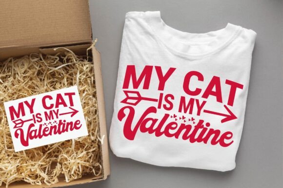Cat is My Valentine Svg Png Design Review