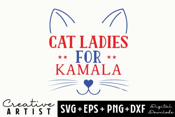 Cat Ladies for Kamala SVG PNG Review