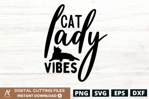 Cat Lady Vibes SVG Review