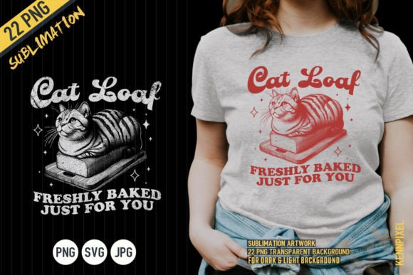 Cat Loaf Freshly Baked Shirt SVG PNG Review