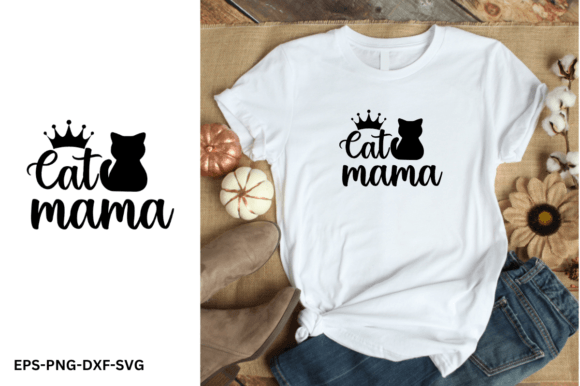 Cat Mama - Mother's Day Vector SVG
