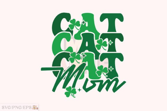 Cat Mom St Patrick's Day SVG Design Review