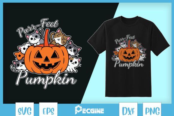 Cat Purr-Fect Pumpkin Halloween SVG Review