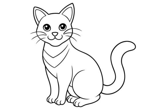 Free Cat Line Art SVG PNG Review for Embroidery Projects