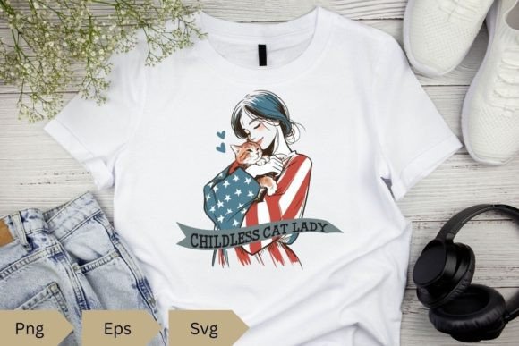 Funny Childless Cat Lady Vote T-shirt Review