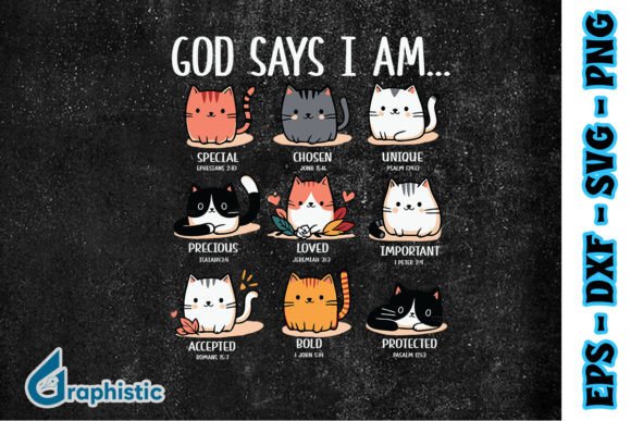 God Says I Am Cat Mom SVG Review for Embroidery Projects