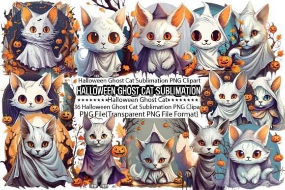 Halloween Ghost Cat Sublimation Bundle Review