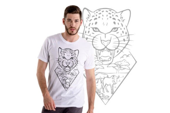 Leopard and Wildebeest SVG Panther Cat Review