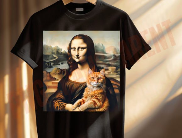 Mona Lisa Orange Cat Png Review for Embroidery