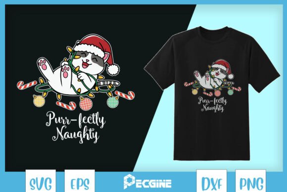 Purr-fectly Naughty Cat Xmas SVG Review