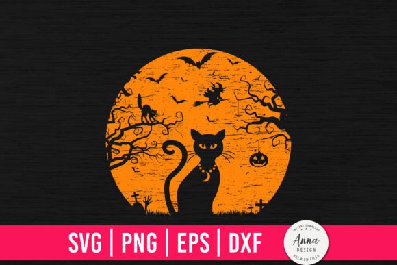 Scary Halloween Cat and Moon Embroidery Design Review