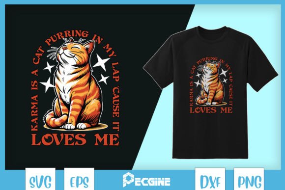 Watercolor Cat Karma Lover SVG Review