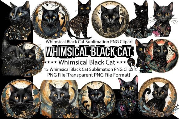 Whimsical Black Cat Sublimation Bundle Review
